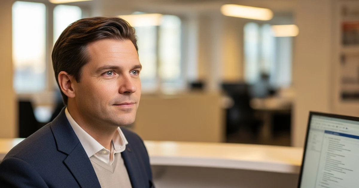 Mitarbeiter im Beschwerdemanagement hört aufmerksam und empathisch zu