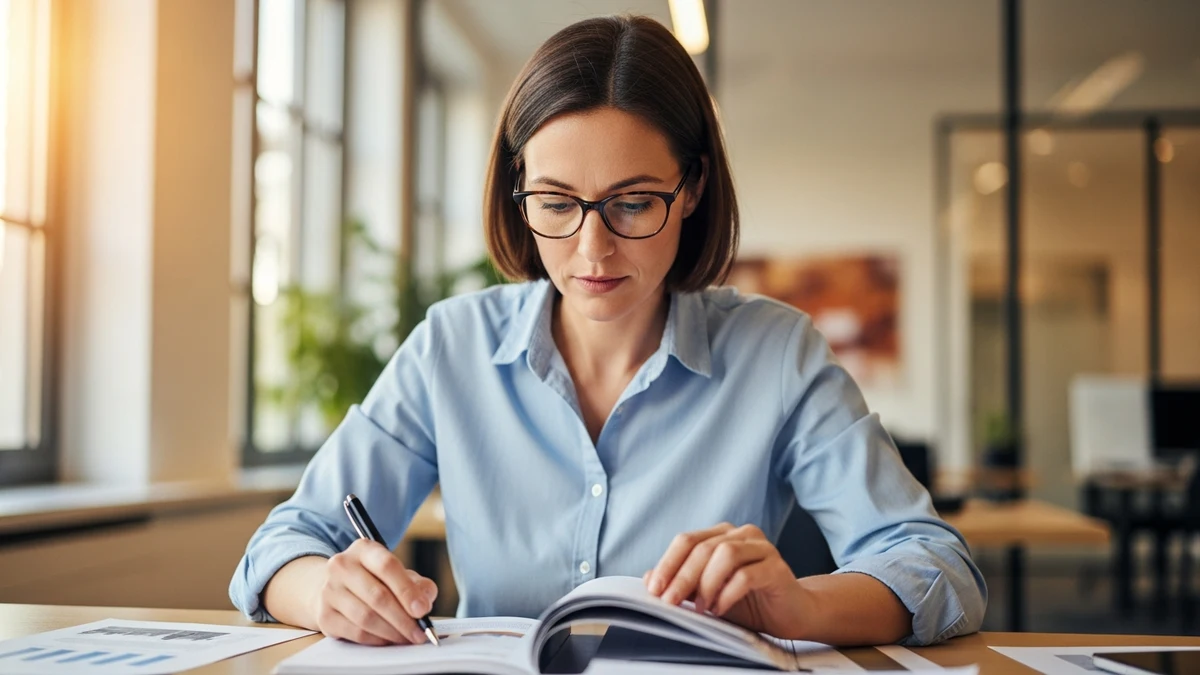 Eine Fachkraft investiert aktiv in ihre berufliche Weiterentwicklung